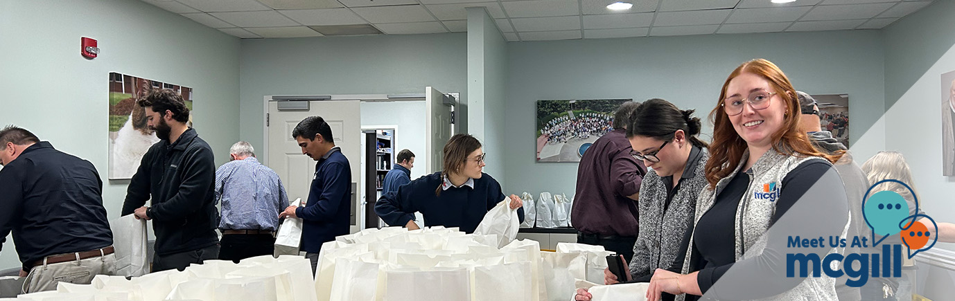 McGill's Raleigh office volunteers at Healing Transitions.