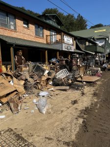 The aftermath of Hurricane Helene in Chimney Rock Village