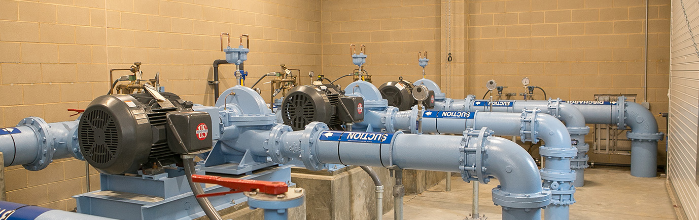Pumping station for regionalization of water service